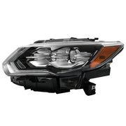 DURAFORCE Left Side Headlight For 2017-2020 Nissan Rogue SL Sport/ Hybrid LED Lamp