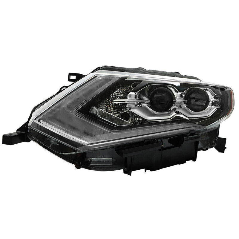 DURAFORCE Left Side Headlight For 2017-2020 Nissan Rogue SL Sport/ Hybrid LED Lamp