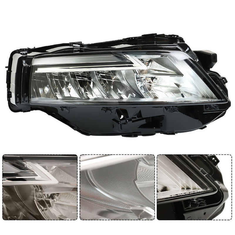 DURAFORCE Right Headlight Fit For 2021-2023 Nissan Rogue SL/SV LED Chrome Headlamp