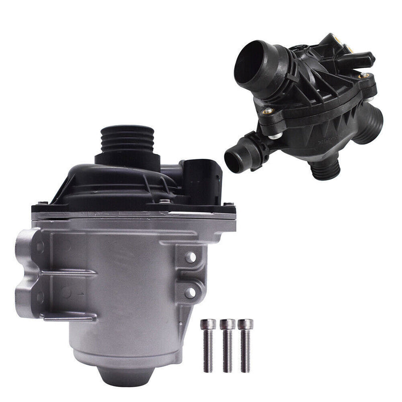 DURAFORCE Electric Engine Water Pump w/Thermostat For 2012-2016 BMW 640i 3.0L
