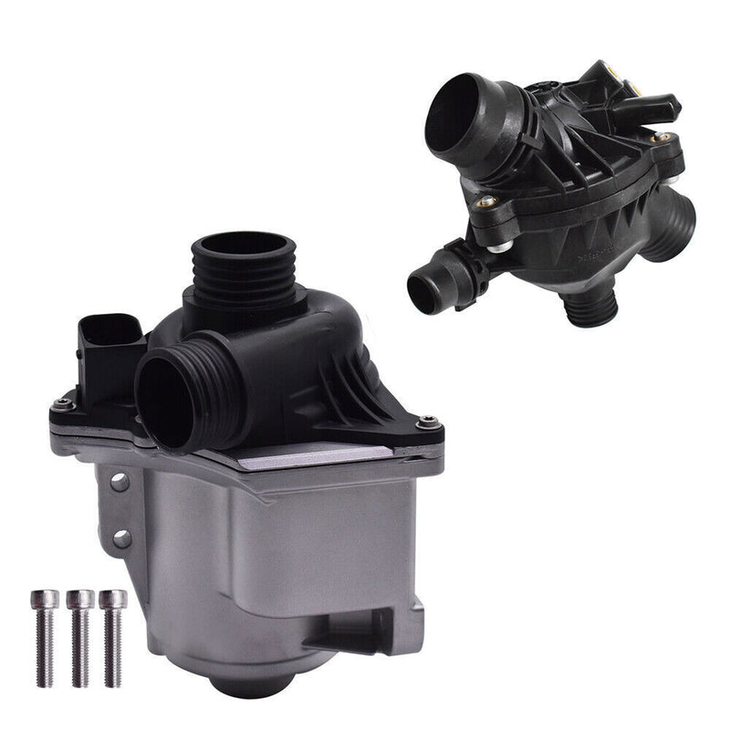 DURAFORCE Electric Engine Water Pump w/Thermostat For 2012-2016 BMW 640i 3.0L