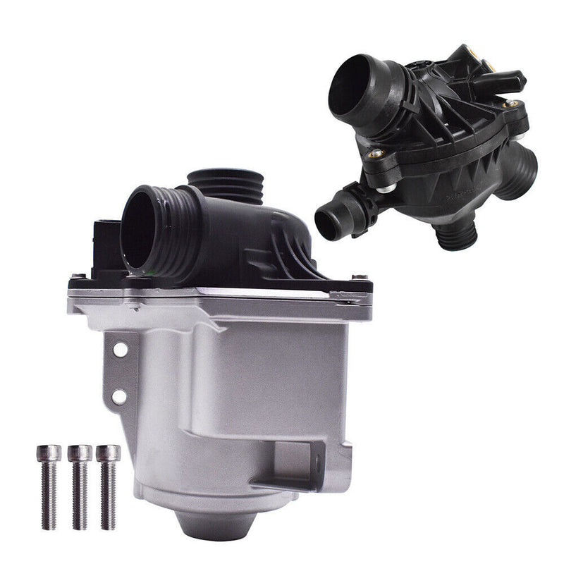 DURAFORCE Electric Engine Water Pump w/Thermostat For 2012-2016 BMW 640i 3.0L