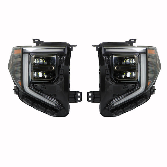 DURAFORCE Left+Right LED Headlight For 2022-2024 GMC Sierra 1500 AT4|AT4X Headlamp