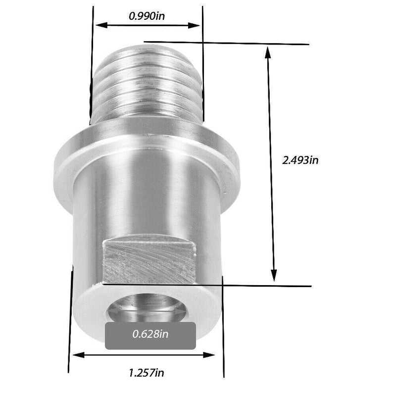 DURAFORCE Converts 5/8" Shopsmith to 1" × 8tpi Lathe Headstock Spindle Adapter