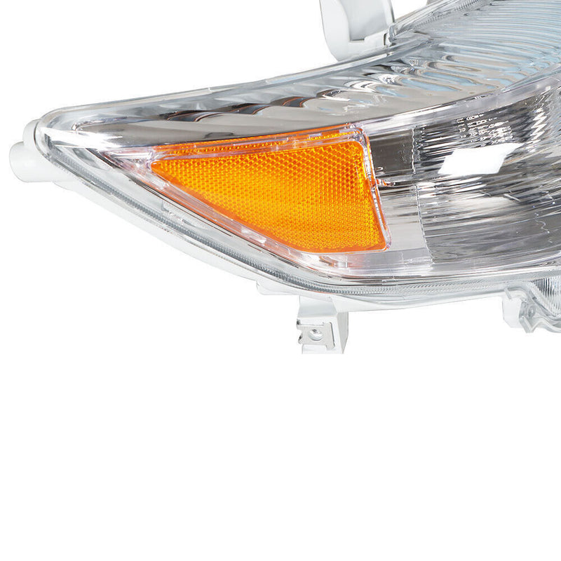 DURAFORCE Passenger Headlight For 2010-2011 Toyota Camry LE/XLE US Chrome Housing