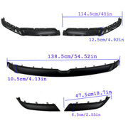 DURAFORCE Grille Base Bracket Support&Upper Grille Molding For 2019-2022 Ram 1500