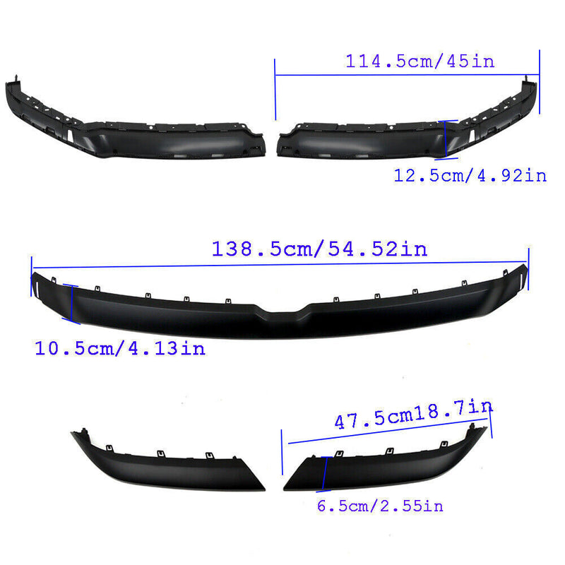 DURAFORCE Grille Base Bracket Support&Upper Grille Molding For 2019-2022 Ram 1500