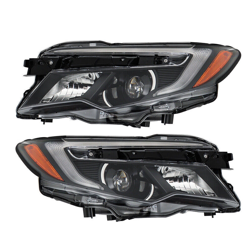 DURAFORCE LH+RH W/LED Low Beam+DRL Headlight For 16-18 Pilot ELITE&19-21 Passport