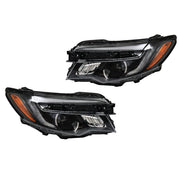 DURAFORCE LH+RH W/LED Low Beam+DRL Headlight For 16-18 Pilot ELITE&19-21 Passport