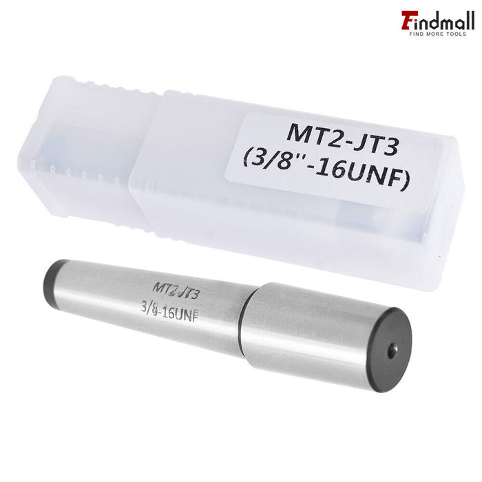 DURAFORCE 2MT to 3JT Drill Chuck Arbor Shank MT2 JT3 Morse Taper 2 Jacob Taper 3