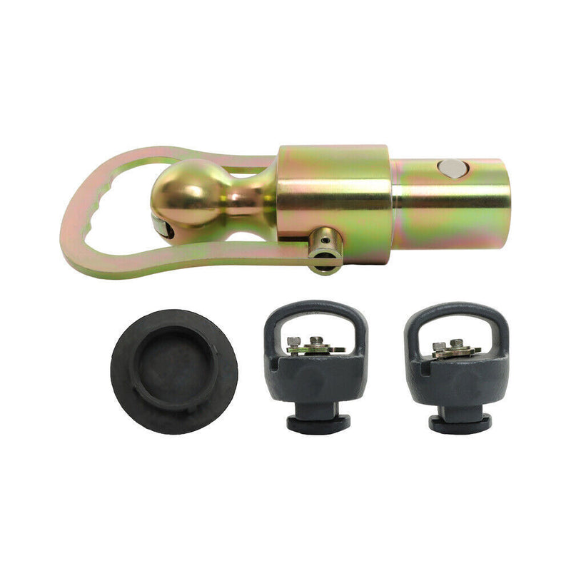DURAFORCE 30000 lbs Capacity Gooseneck Ball & Safety Chain Kit For Ram Trucks