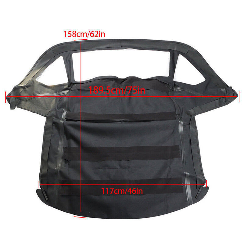 DURAFORCE Convertible Soft Top For 1972-1989 Mercedes R107 280sl 380sl 450sl 560sl