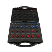 DURAFORCE Nut and Bolt Thread Checker - 26 PCS Nut and Bolt Gauges (12 Metric & 14 Inch)