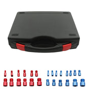 DURAFORCE Nut and Bolt Thread Checker - 26 PCS Nut and Bolt Gauges (12 Metric & 14 Inch)