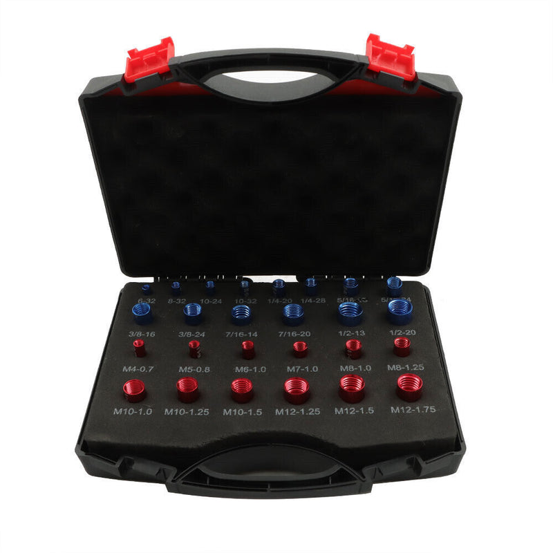 DURAFORCE Nut and Bolt Thread Checker - 26 PCS Nut and Bolt Gauges (12 Metric & 14 Inch)