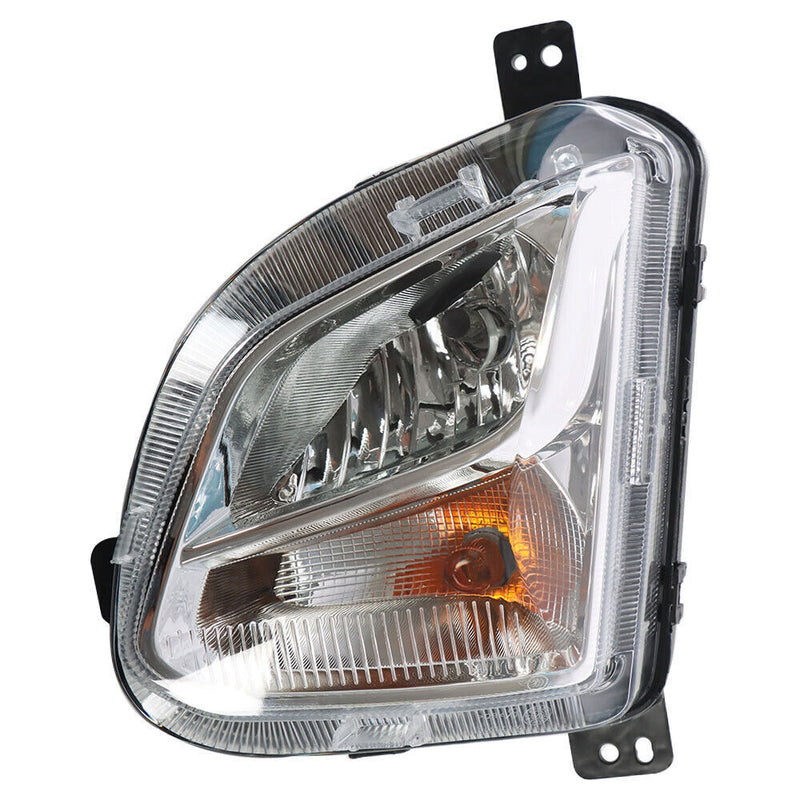 DURAFORCE Left Fog Light For 2018-20 Chevy Equinox W/Signal Halogen Black Housing