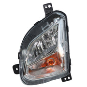 DURAFORCE Left Fog Light For 2018-20 Chevy Equinox W/Signal Halogen Black Housing