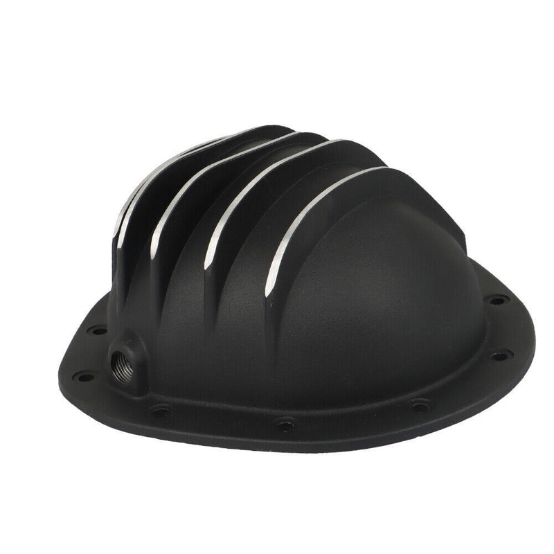 DURAFORCE 12 Bolt Black Aluminum Differential Rear End Cover For Chevy C10 8.75"