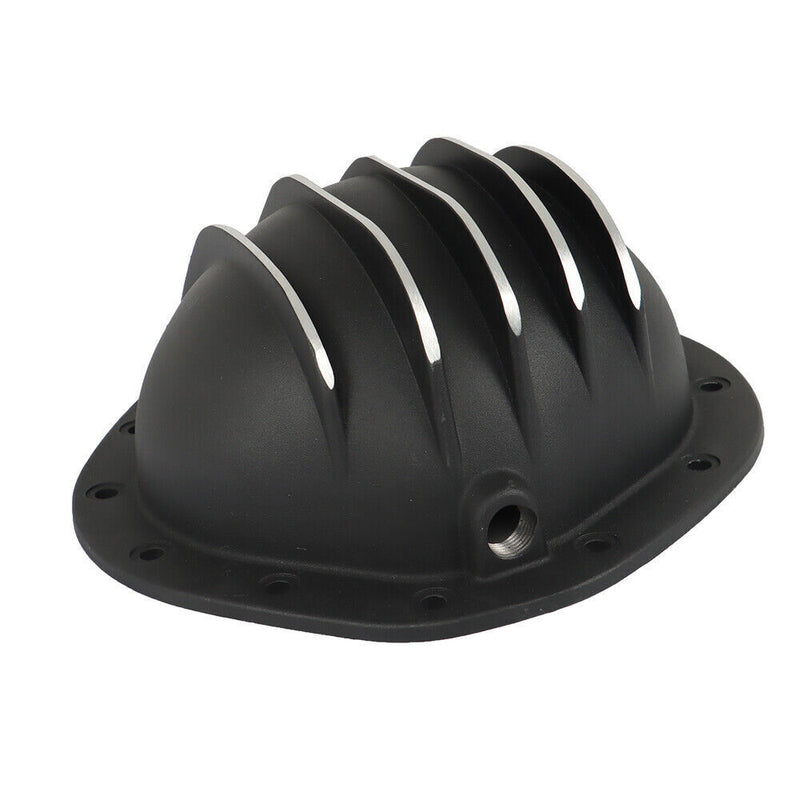 DURAFORCE 12 Bolt Black Aluminum Differential Rear End Cover For Chevy C10 8.75"