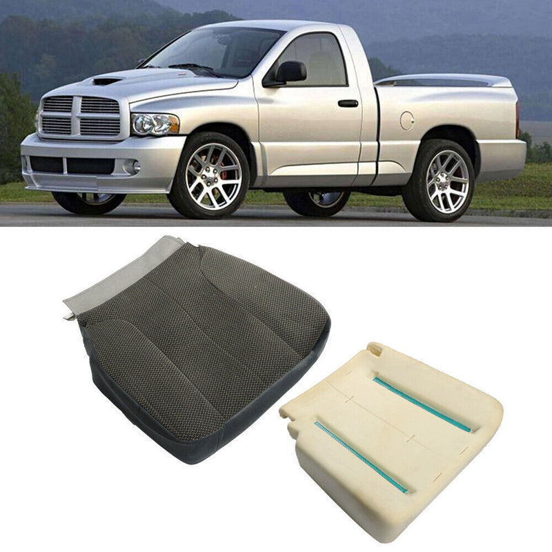 DURAFORCE Driver Side Foam Cushion+Cloth Seat Cover For 2002-2005 Dodge Ram 2500