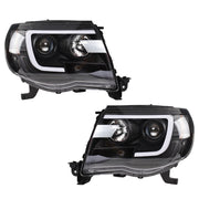 DURAFORCE Right+Left Headlights For 2005-2011 Toyota Tacoma LED Projector Factory