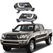 DURAFORCE Right+Left Headlights For 2005-2011 Toyota Tacoma LED Projector Factory