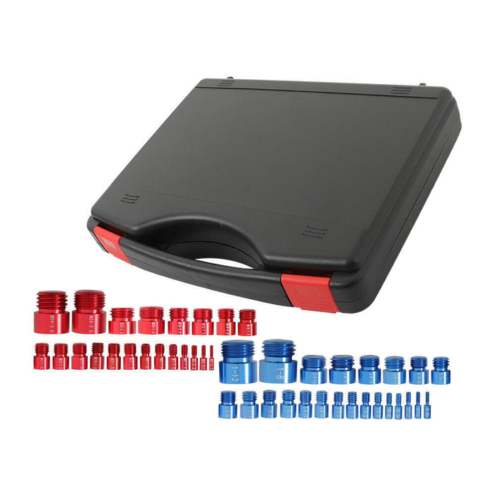 DURAFORCE 23 Inch & 21 Metric Nut Bolt Thread Checker Identifier Thread Gauge Box