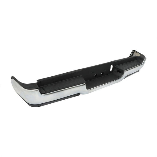 DURAFORCE Rear Bumper W/Sensor Hole For RAM 1500 2019-2023 W/O Dual Exhaust Chrome