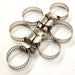 DURAFORCE 1/2"-3/4" 100 x Adjustable Stainless Steel Drive Hose Clamps Fuel Line Worm Clip