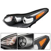 DURAFORCE Left+Right Side Headlight For 2017-2019 Kia Sportage Halogen w/LED DRL