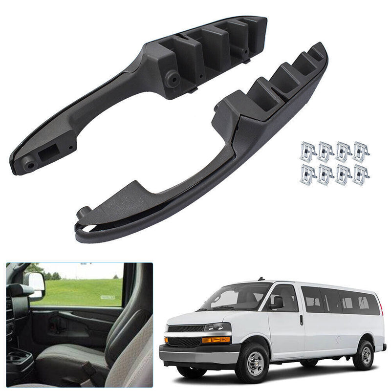 DURAFORCE Inner Pull Door Handle Armrest Set Plastic For 03-2019 Chevrolet Express Savana