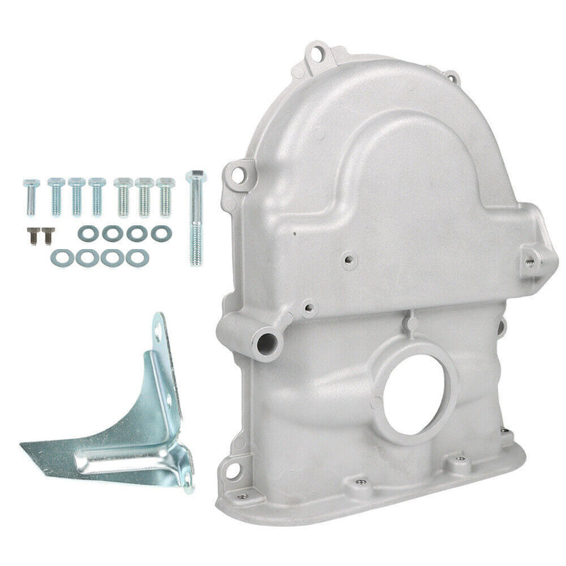 DURAFORCE For Ford FE Mercury 360 390 427 428 Silver Big Block Satin Timing Cover