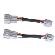 DURAFORCE Headlight Conversion Adapters Harness W/ 8-Wire Plug For 03-05 Nissan
