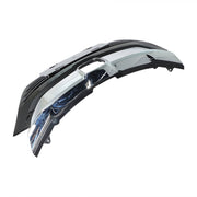 DURAFORCE Front Bumper Grille For 2019-2021 Honda Hrv Hr-v W/ Black Chrome Plastic
