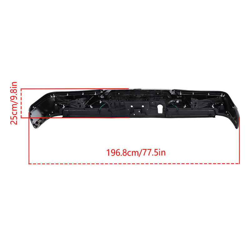 DURAFORCE Rear Bumper Assembly For RAM 1500 19-23 Single Exhaust No Sensor Hole