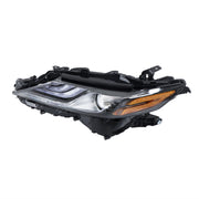 DURAFORCE Left Side Headlight For 2021 2022 Toyota Camry XSE XLE Full LED Black