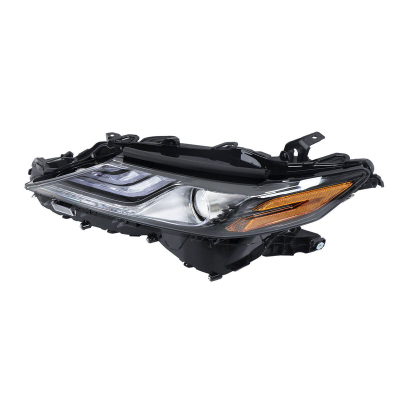 DURAFORCE Left Side Headlight For 2021 2022 Toyota Camry XSE XLE Full LED Black