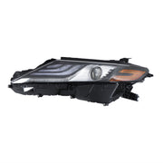 DURAFORCE Left Side Headlight For 2021 2022 Toyota Camry XSE XLE Full LED Black