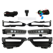 DURAFORCE Left+Right Fog Lights For 20-22 Honda CRV CR-V LED Bumper Lamps W/Wiring
