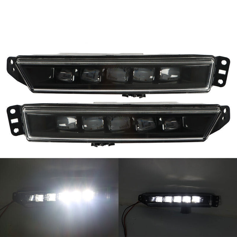 DURAFORCE Left+Right Fog Lights For 20-22 Honda CRV CR-V LED Bumper Lamps W/Wiring