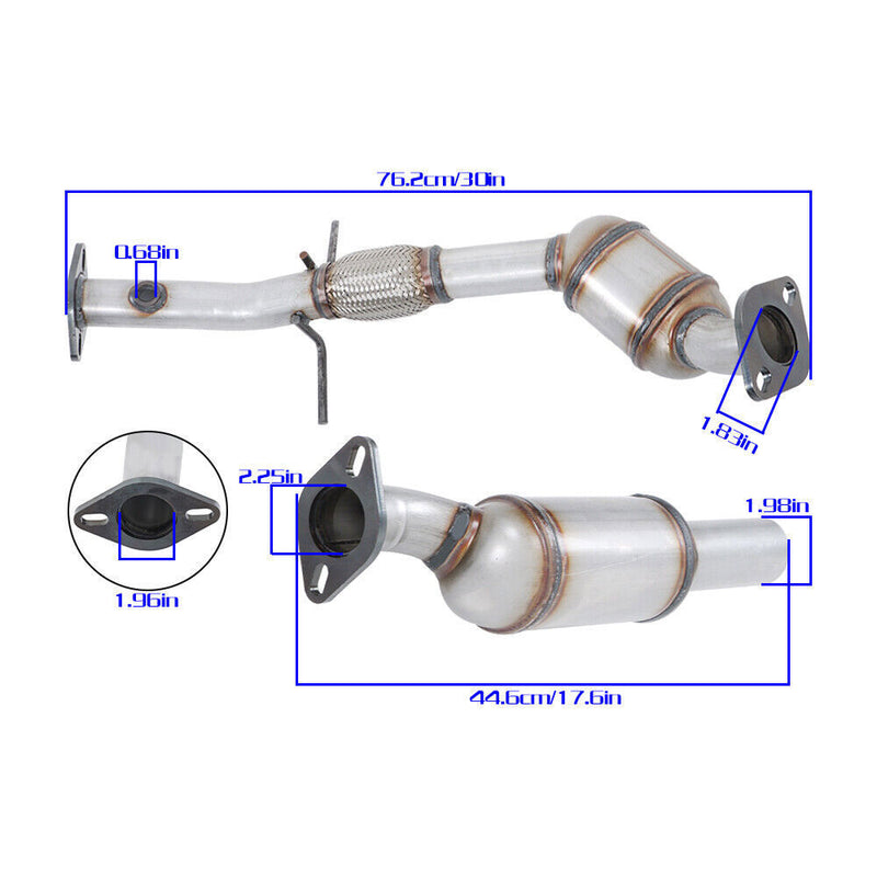 DURAFORCE Front Catalytic Converter For 2010 - 2012 2013 Ford Transit Connect 2.0L