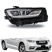 DURAFORCE Right Headlights For 2021-2023 Chrysler Pacifica Passenger Side LED Type
