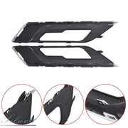 DURAFORCE Fog Light Lamp Cover Bezel For 2017-2018 Ford Fusion LH+RH Side Chrome