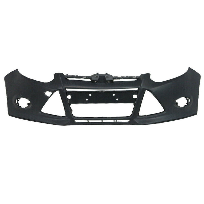 DURAFORCE Front Bumper Cover For 2012-2014 Ford Focus Sedan W/ Tow Hole Primered