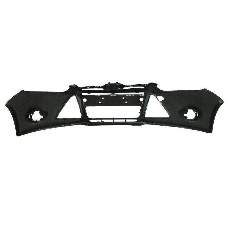 DURAFORCE Front Bumper Cover For 2012-2014 Ford Focus Sedan W/ Tow Hole Primered