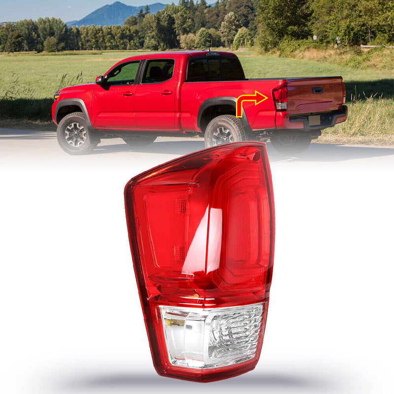 DURAFORCE Rear Left Side Tail Light Brake Lamp For 2016-2019 Tacoma SR SR5 Halogen