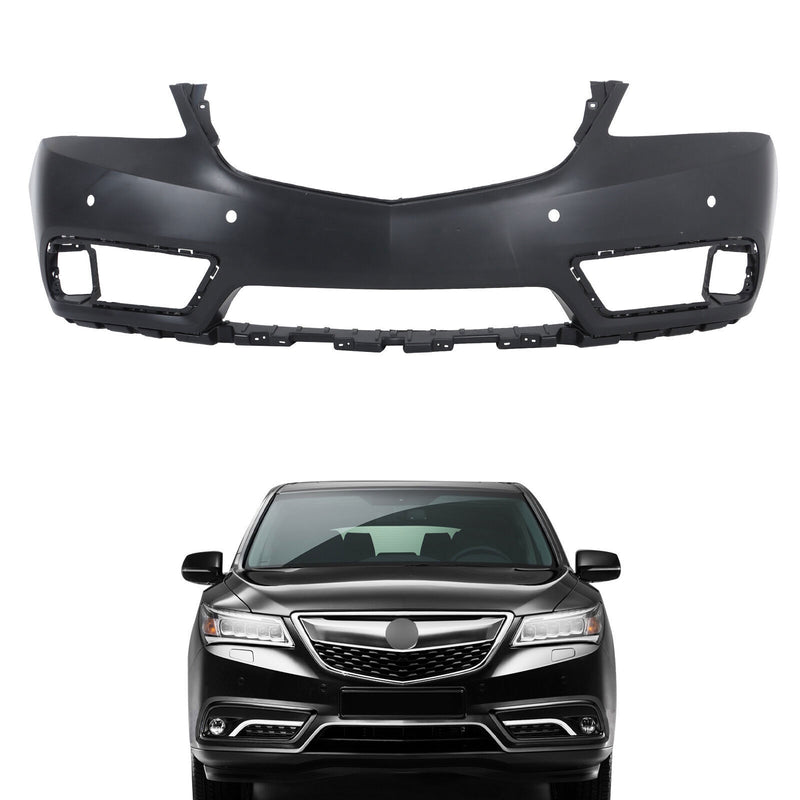 DURAFORCE Front Bumper Cover For 2014-2016 Acura MDX W/ Sensor Holes 04711TZ5A80ZZ