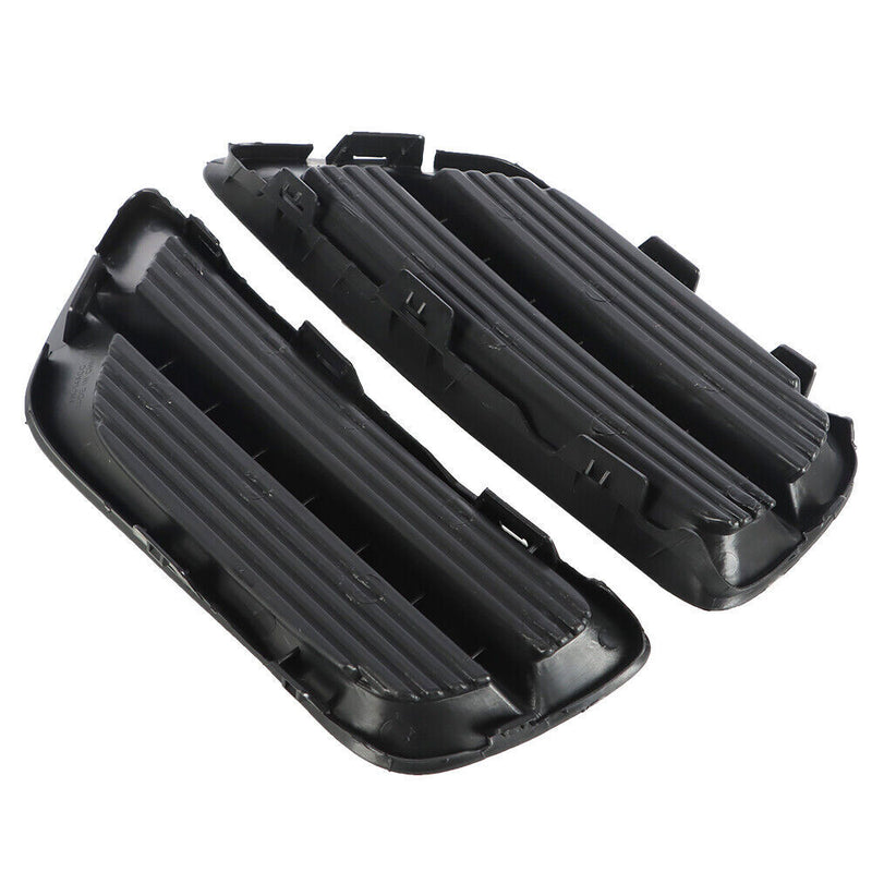 DURAFORCE Left+Right Side Fog Light Cover For 2013-2015 Honda Accord Sedan Black