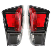 DURAFORCE Rear Tail Lights Lamp For 2016-2021 Toyota Tacoma Black Bezel RH+LH