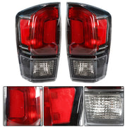 DURAFORCE Rear Tail Lights Lamp For 2016-2021 Toyota Tacoma Black Bezel RH+LH